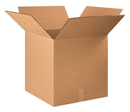 Box USA HD222222DW Heavy-Duty Double Wall Corrugated Cardboard Box 22" L x 22" W x 22" H, Kraft, for Shipping, Packing and Moving (Pack of 10)