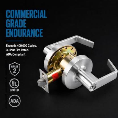 LO-Lock Classroom Function Commercial Lever Door Lock, ADA, Non-Handed - style: Classroom
