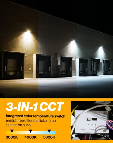 Sunco 3 Pack Outdoor Commercial LED Wall Pack Lights, 60W, Dimmable, 3CCT - color: 3 Pack
