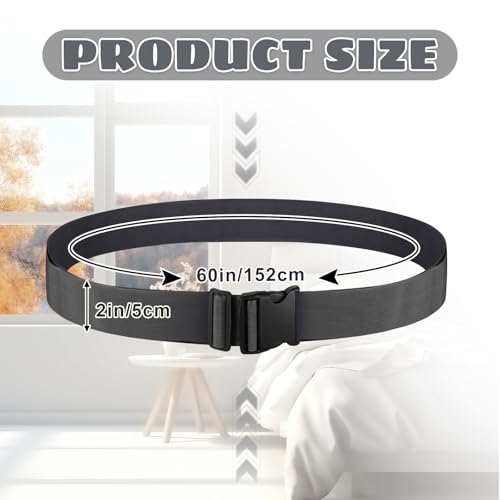 DERTE 4 Pcs Mattress Topper Straps Adjustable (60''x2'') - size: 60''x2''