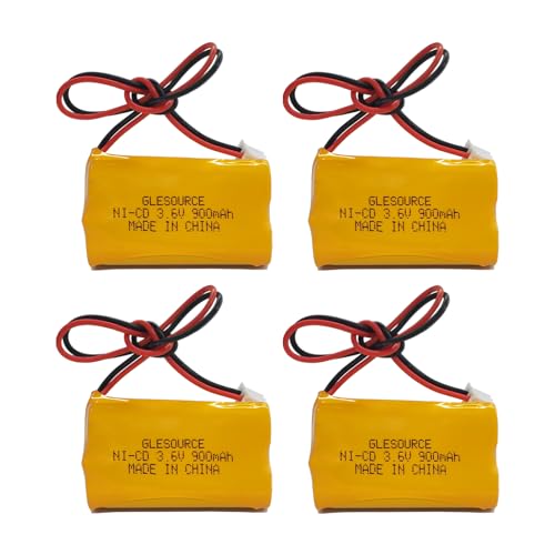 3.6V 900mAh AA Ni-Cd Exit Sign Emergency Light Battery, Replacement for Dantona CUSTOM-318 OSA230, Unitech LEDR-1 6200RP, Lowes 253799, Exitronix 10010037 (4 Pack) - color: 4Pack 3.6V 900mAh