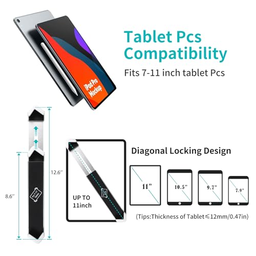Anti Theft Tablet Stand for Desktop, Security Tablet Mount Retail Kiosk POS