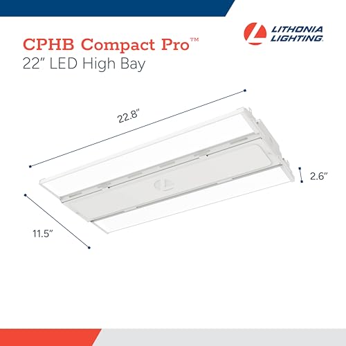 Lithonia Lighting Compact Pro LED High Bay Light 24000 Lumens 5000K - color: 24000 Lumens, 5000K, size: 22.5-Inch