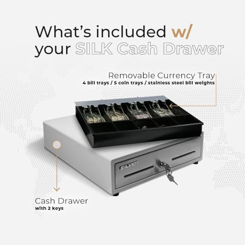 Cash Register Drawer 13 in, White