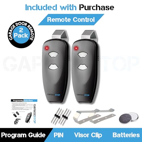 2X for Marantec M3-2312 315 MHz Garage Door Opener Remote Replacement - color: 2x Black