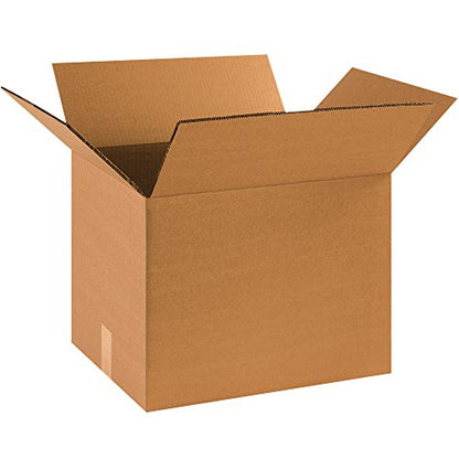 Partners Brand PHD181414DW Double Wall Boxes, 18"L x 14"W x 14"H, Kraft (Pack of 15)