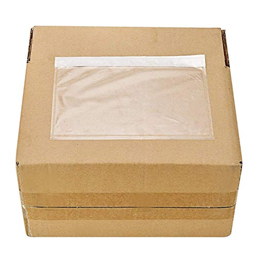 Sales4Less Packing List Envelopes 7.5" X 5.5" Pouches Clear Enclosed Adhesive Bags Pack of 500 - size: 500 Pack
