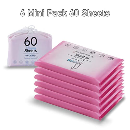 MA CHÉRIE Disposable Toilet Seat Covers, 60 Sheets (6 Packs x 10), Extra Large, Flushable, Travel & Family Friendly - size: 1 Count (Pack of 60)