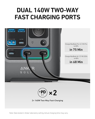 ANKER SOLIX C300 DC Portable Power Station with Protective Bag, 288Wh, 300W - style: C300 DC + Protective Bag
