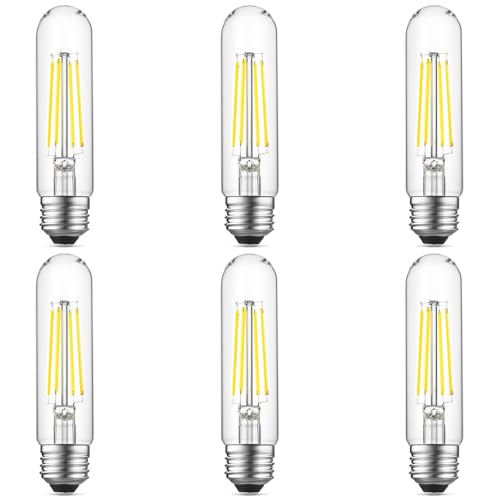 5" T10 Tubular LED Light Bulb, 60W Eq, Dimmable, Daylight 5000K, 6-Pack - color: Daylight, size: 5 Inch- 6 Count