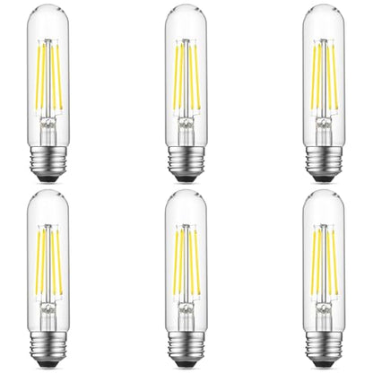 5" T10 Tubular LED Light Bulb, 60W Eq, Dimmable, Daylight 5000K, 6-Pack - color: Daylight, size: 5 Inch- 6 Count