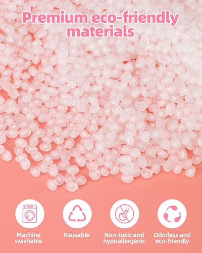 5 lb Poly Pellets Weighted Stuffing Beads,Plastic Pellets Weighted for Stuffed Animals,Poly for Bean Bags, Crafts,Doll and Blankets