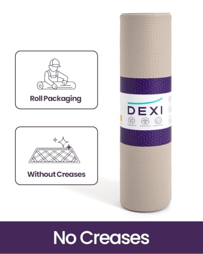 DEXI Kitchen Floor Mats Cushioned Anti Fatigue Runner, 17x29+17x59 Beige - color: Beige, size: 59"l X 17"w X 0.4"th + 29"l X 17"w X 0.4"th