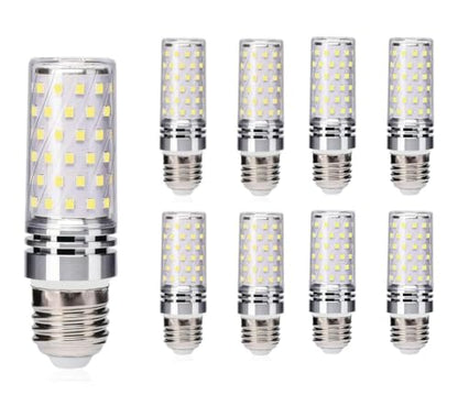 8W LED Corn Light Bulb - Equivalent 60W Incandescent, 800LM, E26 Base Daylight 6500K Non-Dimmable, 9-Pack - color: Daylight 9 Pack