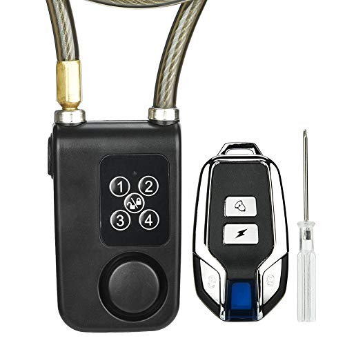 Remote Control Alarm Lock with 115dB Anti-Theft Siren