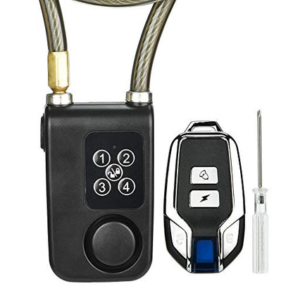 Remote Control Alarm Lock with 115dB Anti-Theft Siren