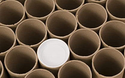 MagicWater Supply 1.5 x 9 Inch Kraft Mailing Tubes with End Cap - 1 Pack