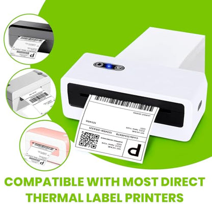 ADHES 4x6 Thermal Shipping Labels 10 Pack – 220 Labels Per Roll, 2200 Total