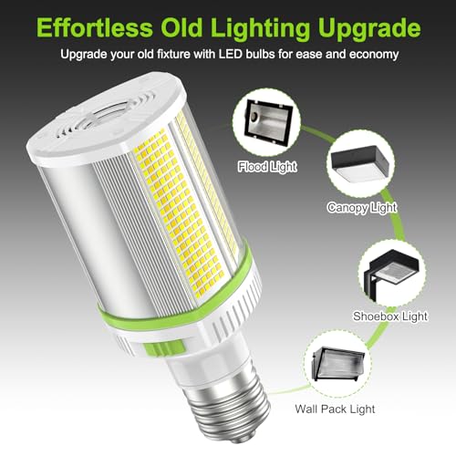 Horizontal Mount 80W LED Corn Light Bulb with Rotatable E39 Mogul Base