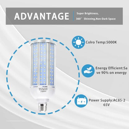 50W LED Corn Cob Bulb,6000 Lumen,Daylight 5000K - size: 50W 1pack