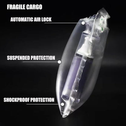 Miupoo Packaging Air Bags,Clear Plastic Inflatable Air Packaging Protector Bag with Free Pump Cushion,Air Cushion Blocking Packaging Bag,16x16Inchesx100Pieces - size: 16x16Inchesx100P