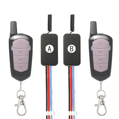 2 Way Mini Wireless Light Switch Kit,DC5V-30V 3A Relay - size: 5V-30V-3A-2Way-Mini Switch