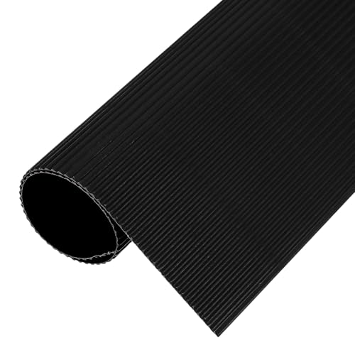 MECCANIXITY Corrugated Paper Sheets 5pcs 20x14x1/16inch Black - color: Black, size: 20inch x 14inch x 1/16inch