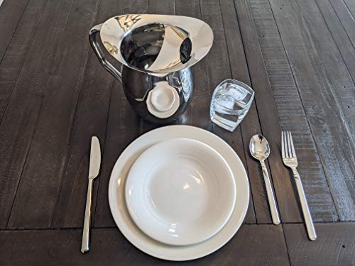 Update International BP-2G 2 Qt. Stainless Steel Bell Pitcher w/Ice Guard, Silver - size: 64 Ounces, style: Pitcher w/Ice Guard