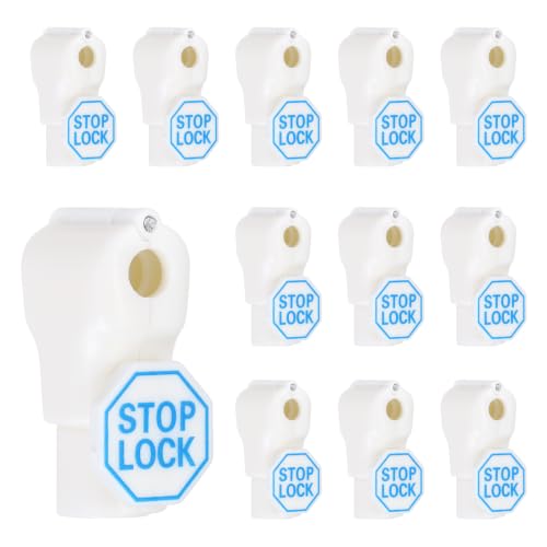 Peg Hook Locks PC Magnet Anti-Theft Pegboard 6mm White 50Pcs - color: White, size: 6mm