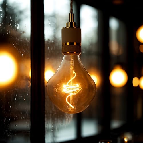 4W Filament 2700K Warm Lights,Dimmable E26 Lamp Base,1-Pack - color: Golden Special Alien (Dimmable)