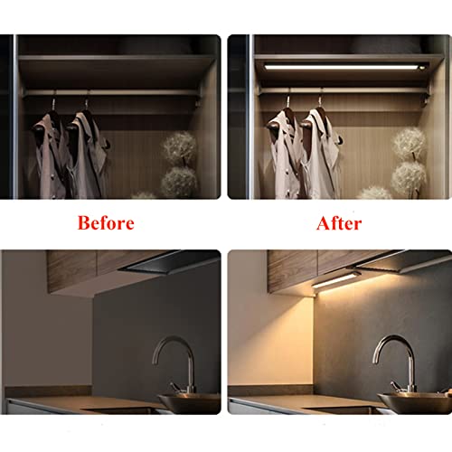 2FT LED Tube Flush Mount Light, 26W 2300LM LED Ceiling Shop Lighting Closet Light Fixture for Garage Kitchen Closet Laundry, 6500K Daylight White (2 Pack)