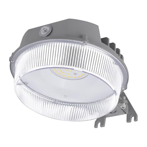 LEDVANCE Sylvania LED Barn Light, Dusk to Dawn Outdoor Lighting with Photocell, Security Lights, FCC/CEC, IP65 Waterproof, 50,000 Hrs, 80 CRI, Yard, Garage, 5000K - 1 Pack (67984) - color: 5000K - Daylight