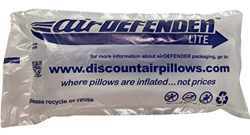 195 count 4x8 airDEFENDER air pillows 24 gallon 3.2 cubic feet void fill cushioning shipping packing package