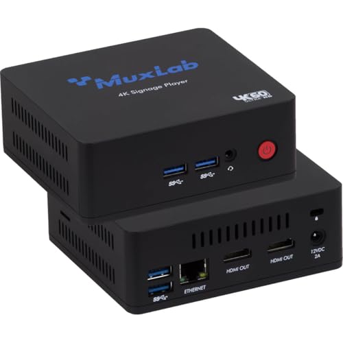 Muxlab DigiSign 4K UHD Digital Signage Player