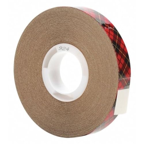 3M Scotch ATG Adhesive Transfer Tape 924, Clear Tape, 1/2 in x 36 yd 2.0 mil (Pack of 1) - size: 0.50 in x 36 yd