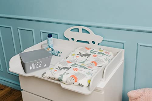 Moorfowl Baby Wipe Dispenser for Bathroom,8.2L x 4.9W x 3.9H inches - color: Grey New