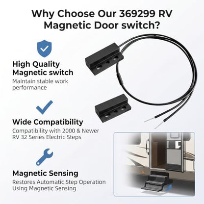 Rv Electric Step Magnetic Switch 369299 Compatible with Kwikee 32 Series
