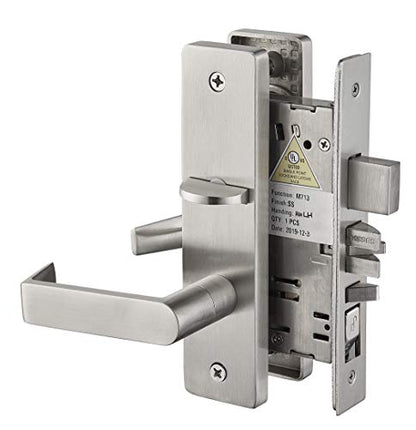 Commercial Heavy Duty Mortise Lock Escutcheon Plate Handle Set for Entrance/Office Front Door F20 - color: Escutcheon Plate / Entry