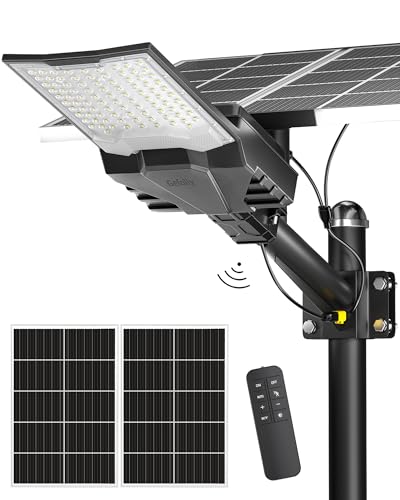 Gefolly SL-18000W Solar Street Lights Outdoor, Commercial Parking Lot Light - size: XXXL