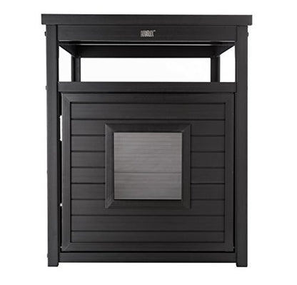 New Age Pet® ECOFLEX® Litter Loo® Enclosure, Jumbo, Black - color: Black, size: Jumbo