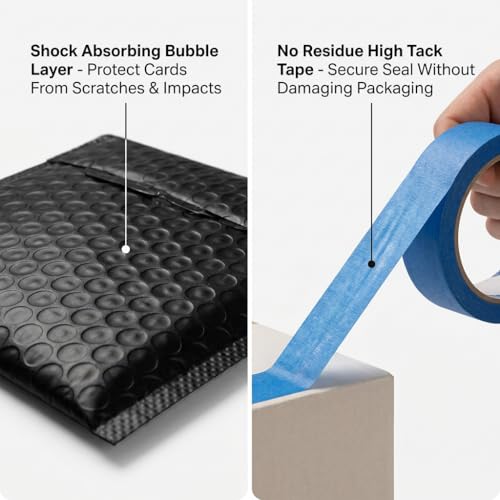 ANSSDO 302 Pcs Trading Cards Shipping Supplies Packaging Protector Kit - color: 4x6 Inches
