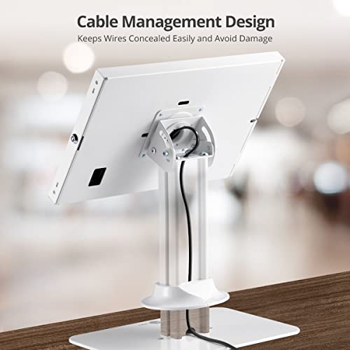 SIIG Lockable Countertop Kiosk POS Security Stand Holder and USB-C 200W GaN 4-Port Charger