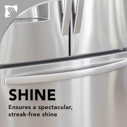 Weiman Stainless Steel Cleaner & Polish Spray with Cloth, Anti-Fingerprint - size: 22 Fl Oz (Pack of 1)