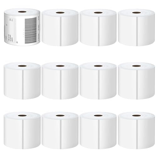 Direct Thermal Labels 4x6-450 Labels/Roll, Thermal Shipping Labels for Zebra 2844 ZP-450 ZP-500 ZP-505, 20 Rolls, 9000 Labels(NOT for DYMO) - size: 20 Rolls | 450 Labels