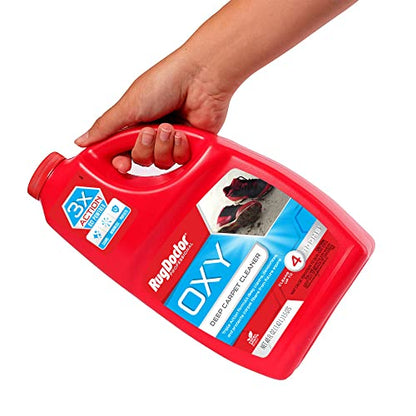 Rug Doctor Triple Action Oxy Deep Carpet Cleaner, 48 oz., Deep Cleans, Deodorizes, & Protects, Concentrated, Professional-Grade, 3X Action Formula - style: Oxy Cleaner