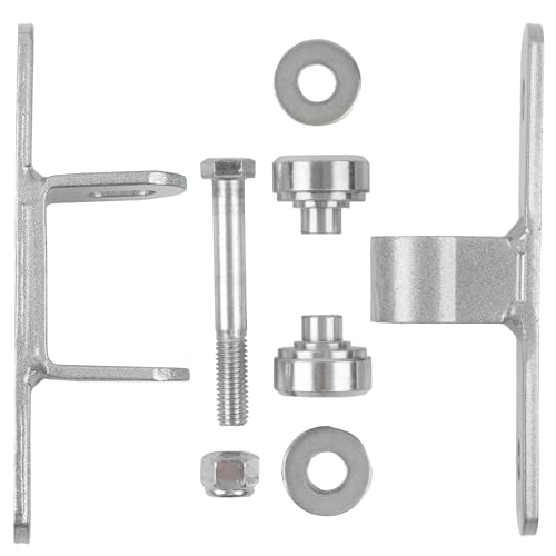 Heavy Duty Bolt on Sealed Bearing Outdoor Gate Hinges - Bolt onto Gate and Post for Large Heavy Driveway Gates Up to 1100 Pounds, Adjustable Yoke Pivot CI3700 Gate Hinge (Sold as a Pair)