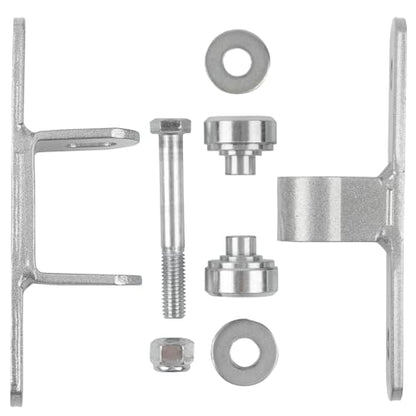 Heavy Duty Bolt on Sealed Bearing Outdoor Gate Hinges - Bolt onto Gate and Post for Large Heavy Driveway Gates Up to 1100 Pounds, Adjustable Yoke Pivot CI3700 Gate Hinge (Sold as a Pair)