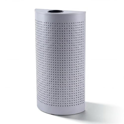 BreezeHug 12 Gallon Commercial Trash Can Stainless Steel Open-Top Waste Bin