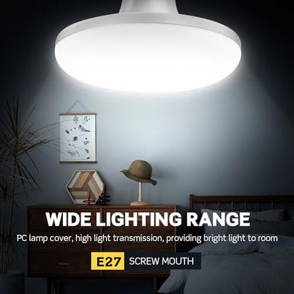 OSALADI E27 Energy Saving LED Lamp Flat High Power LED Light Bulb 220V E27 24W UFO LED Light for Home Lighting