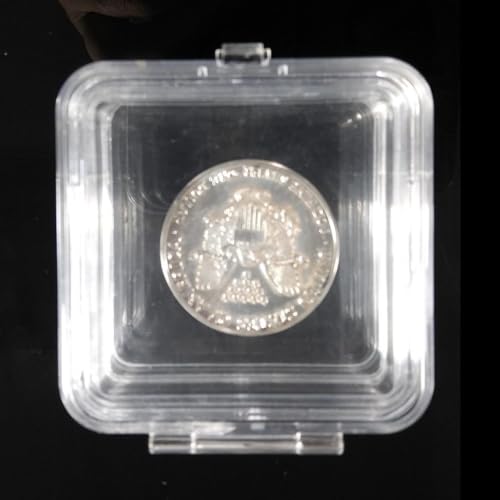 Hinged Display Boxes with Elastic Membranes for Safe keeping and Safe Shipping of Optics, Gem Stones, Diamonds, Paper Currency, Coins, Watch parts & other Fragile collectible Item (1.25x1.25)